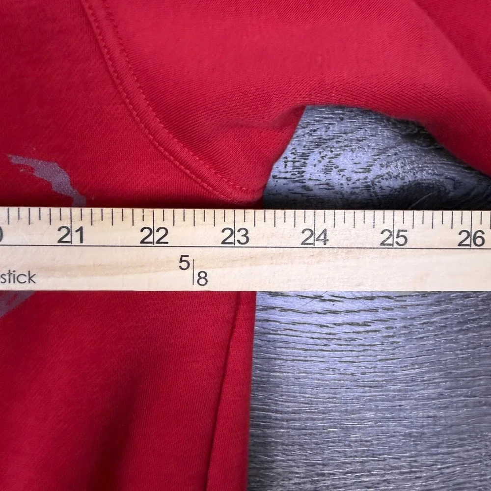 Jordan Mens L Retro 5 Vintage Red Hoodie 